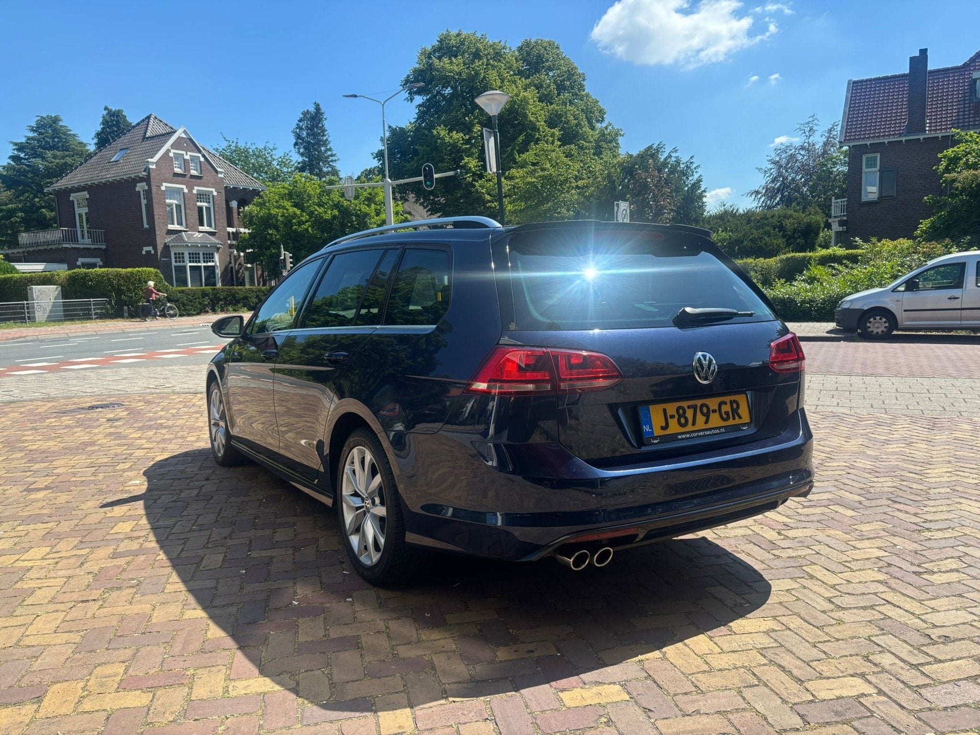 Volkswagen Golf Variant 1.4 TSI Highline R Line Automaat, Auto's, Gebruikt, 4 cilinders, 150 pk, Leder en Stof