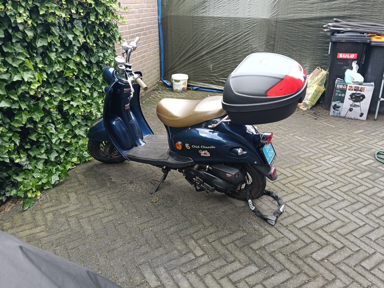 Mooie BTC old classic scooter., Fietsen en Brommers, Ophalen, Gebruikt, Benzine