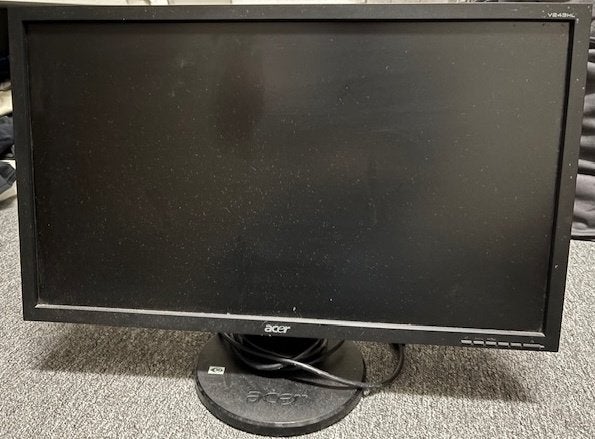 Acer LCD monitor V243HL/ 24" Full HD, Ophalen, Gebruikt, Full HD, Overige typen