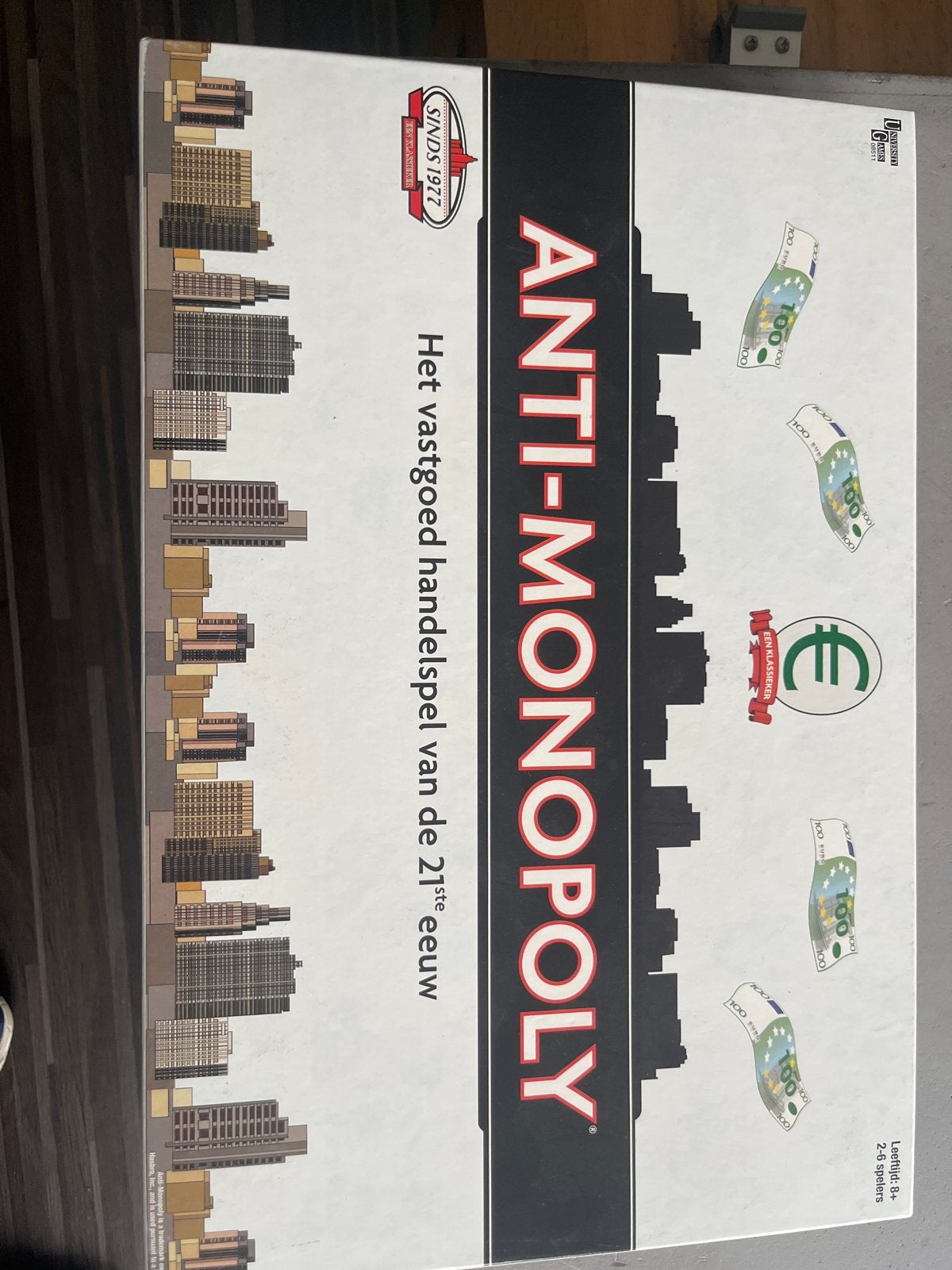 Anti-Monopoly Bordspel - Het vastgoed handelsspel, Drie of vier spelers, Ophalen, Gebruikt