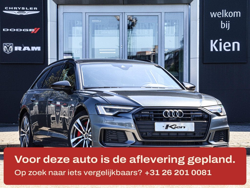 Audi A6 Avant 55 TFSI e quattro Competition | Leer | Stoelve, Auto's, Audi, Automaat, Gebruikt, 4 cilinders, Plug-in hybride