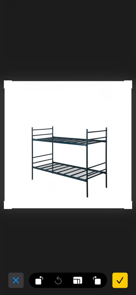 Leger stapelbed 70 cm bij 190 cm, Ophalen, 70 cm of minder, 160 tot 180 cm, Tweepersoons
