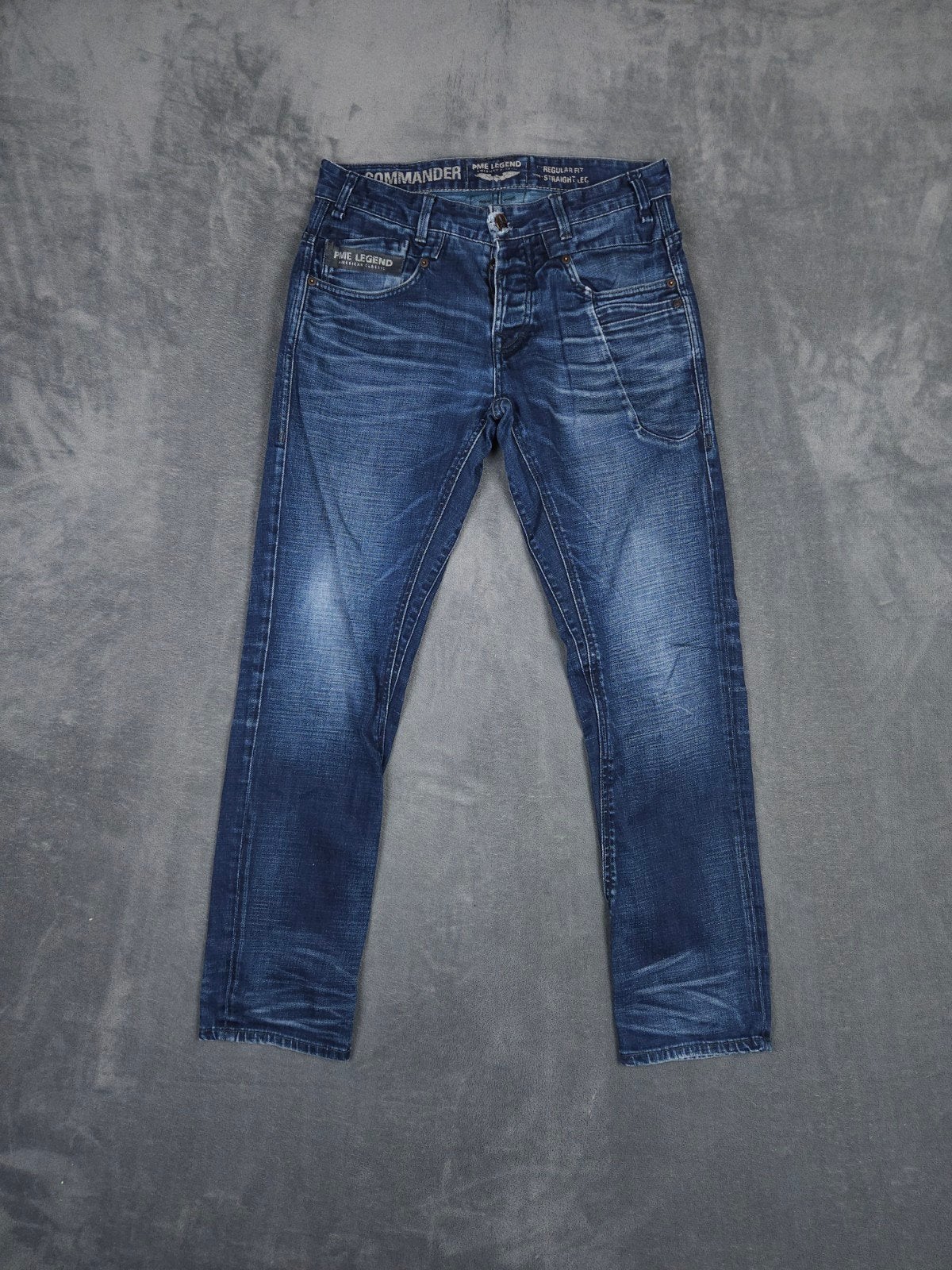 Pme Legend Broek Commander W32 L32 Straight Blauw Jeans., ., W32 (confectie 46) of kleiner, ., Pme Legend