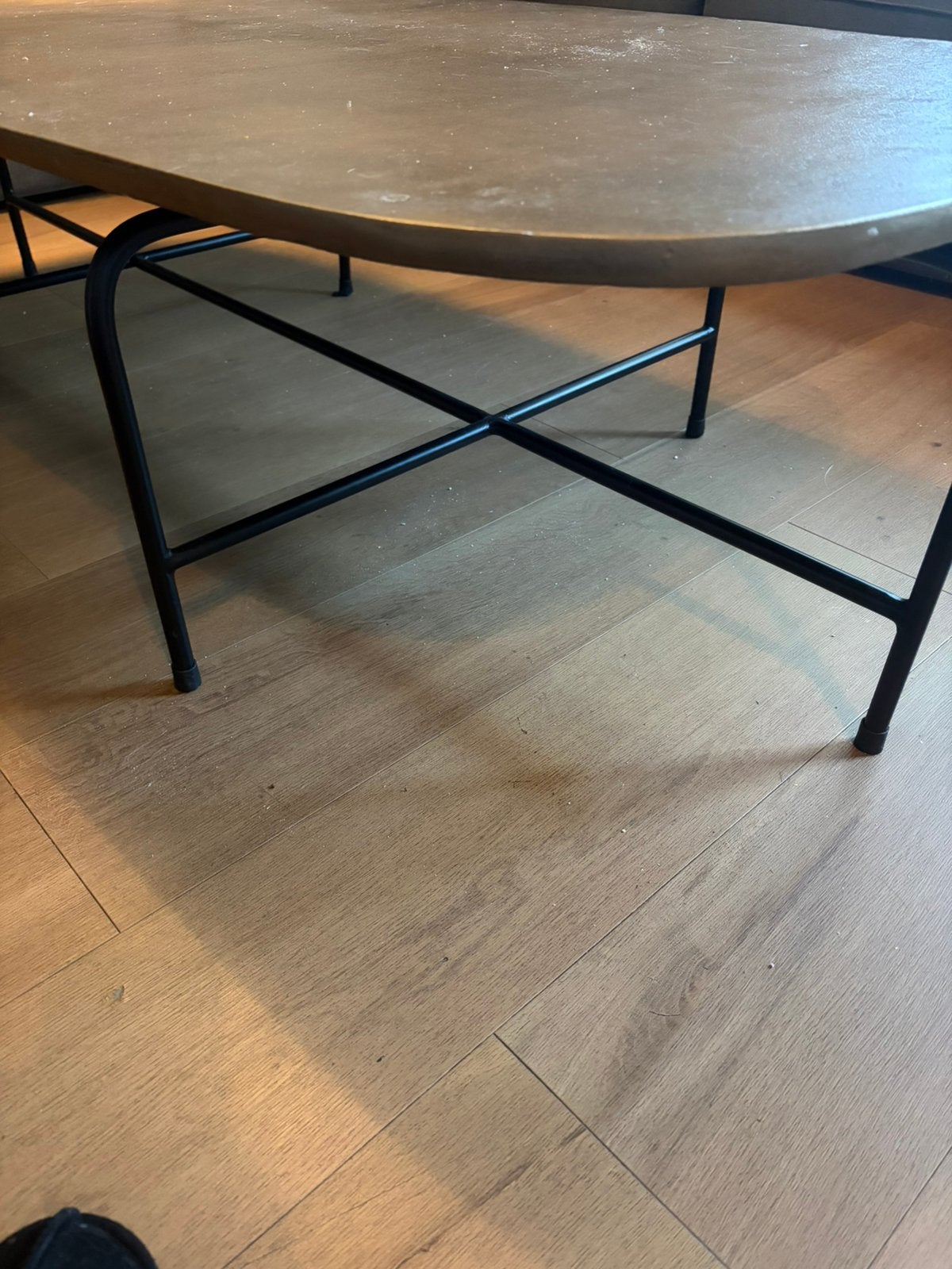 Salontafel, Huis en Inrichting, Tafels | Sidetables, Ophalen, 100 tot 150 cm, Zo goed als nieuw, 25 tot 50 cm