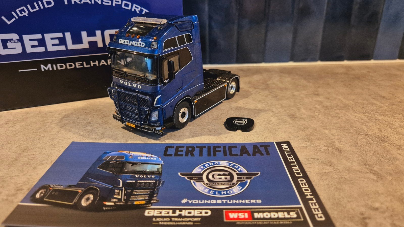 WSI GEELHOED Volvo FH04 Globetrotter XL, Hobby en Vrije tijd, Modelauto's | 1:50, Ophalen of Verzenden, Nieuw, Bus of Vrachtwagen