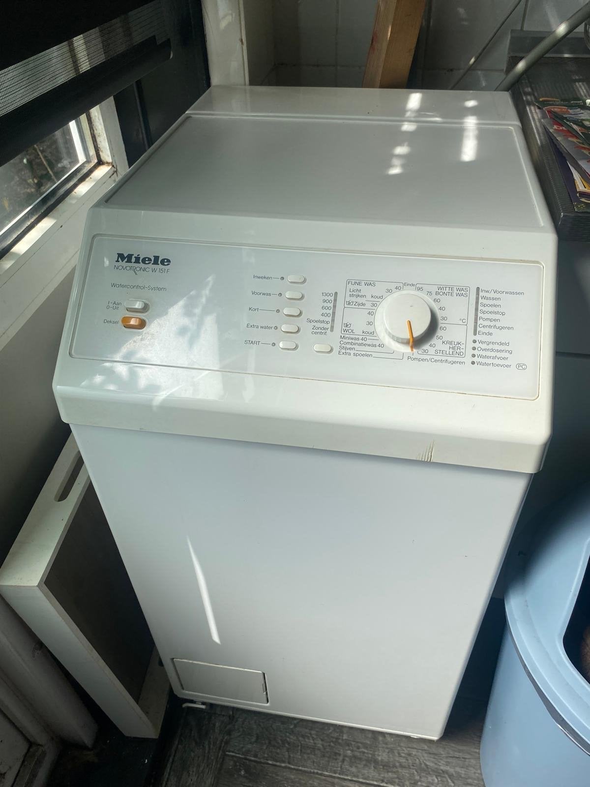Miele Novotronic W 751 F Bovenlader Wasmachine, Ophalen of Verzenden, Zo goed als nieuw