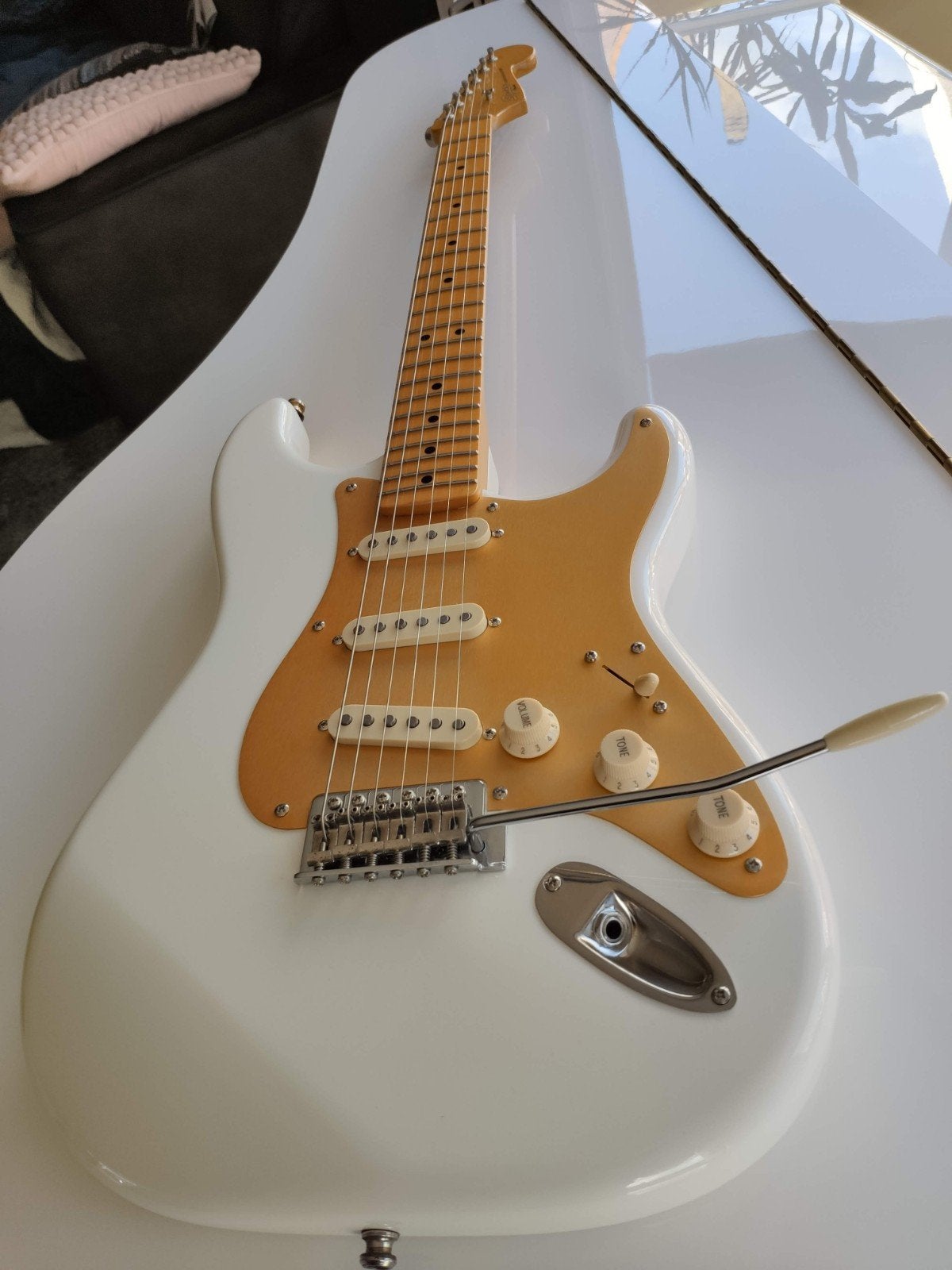 Prachtige Squier Stratocaster CV '50 uit China!, Ophalen, Zo goed als nieuw, Solid body, Fender