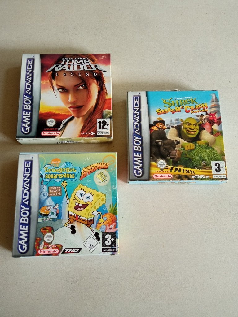 3 Gameboy Advance spellen., Avontuur en Actie, 1 speler, Ophalen of Verzenden, Zo goed als nieuw