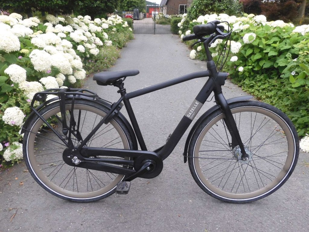 Mooie zwarte Gazelle Esprit met 3 versnellingen 49 cm frame, Gazelle, Versnellingen, Niet ingevuld, 49 tot 53 cm