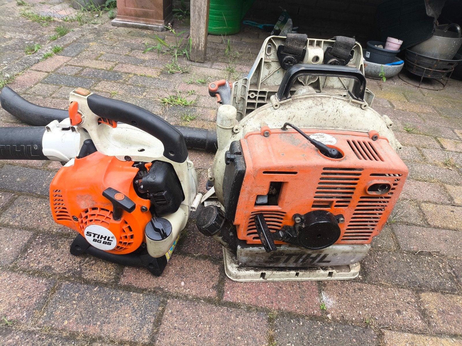Stihl BR 420 rugblazer en BG 85 handbladblazer "start niet", Ophalen of Verzenden