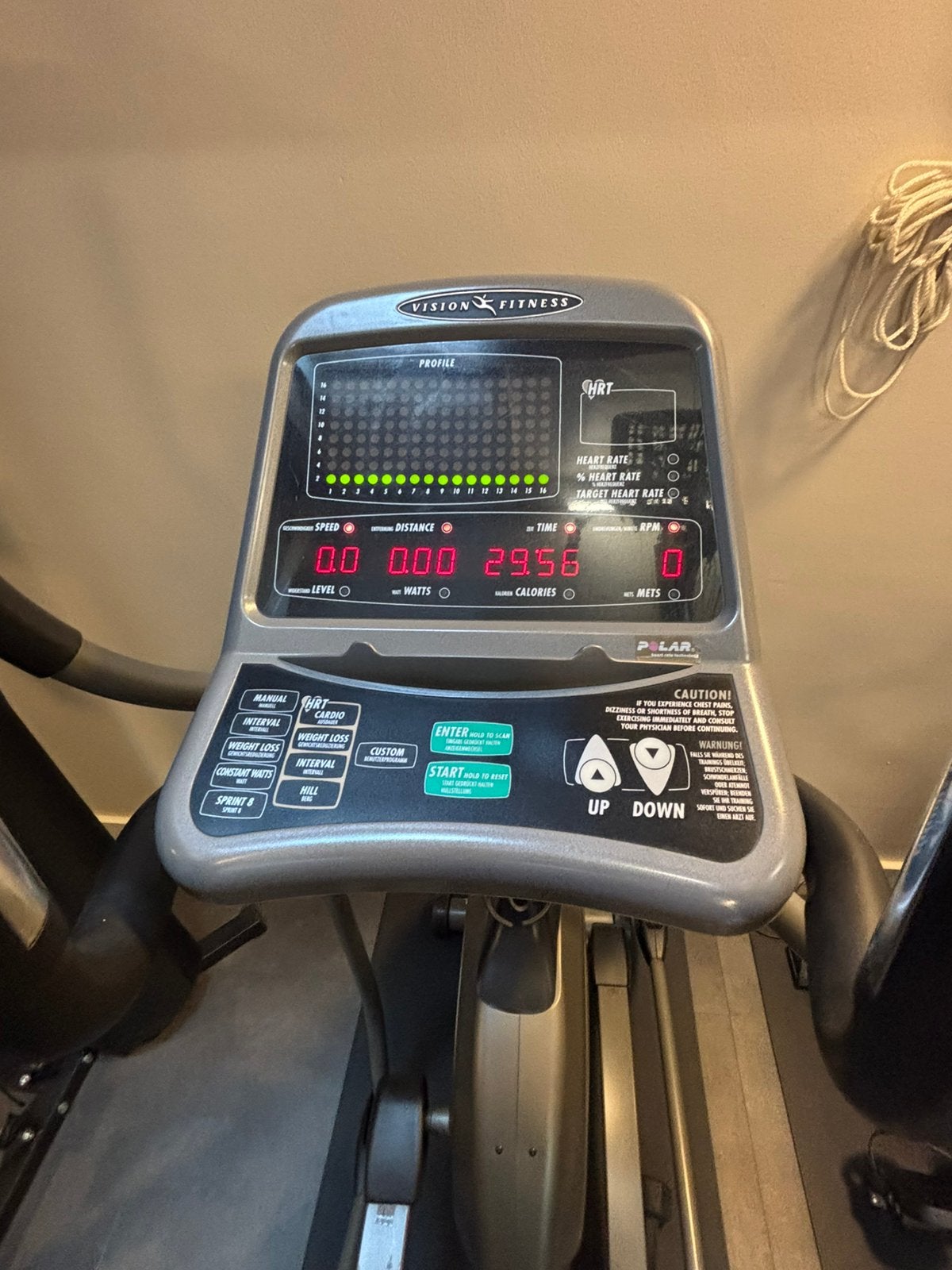 Crosstrainer Vision Fitness, Sport en Fitness, Fitnessapparatuur, Ophalen, Gebruikt, Crosstrainer