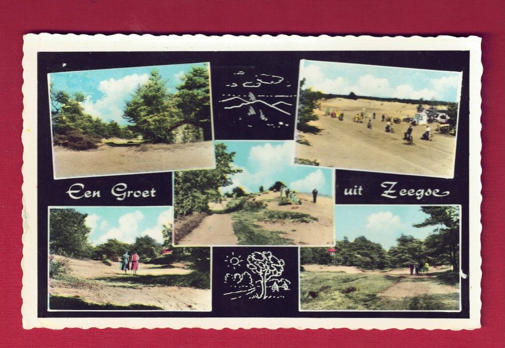 Zeegse (Dr.) - Groet uit - 1965 (pst.st. Assen 2.VIII.1965), Ophalen of Verzenden, 1960 tot 1980, Gelopen, Drenthe