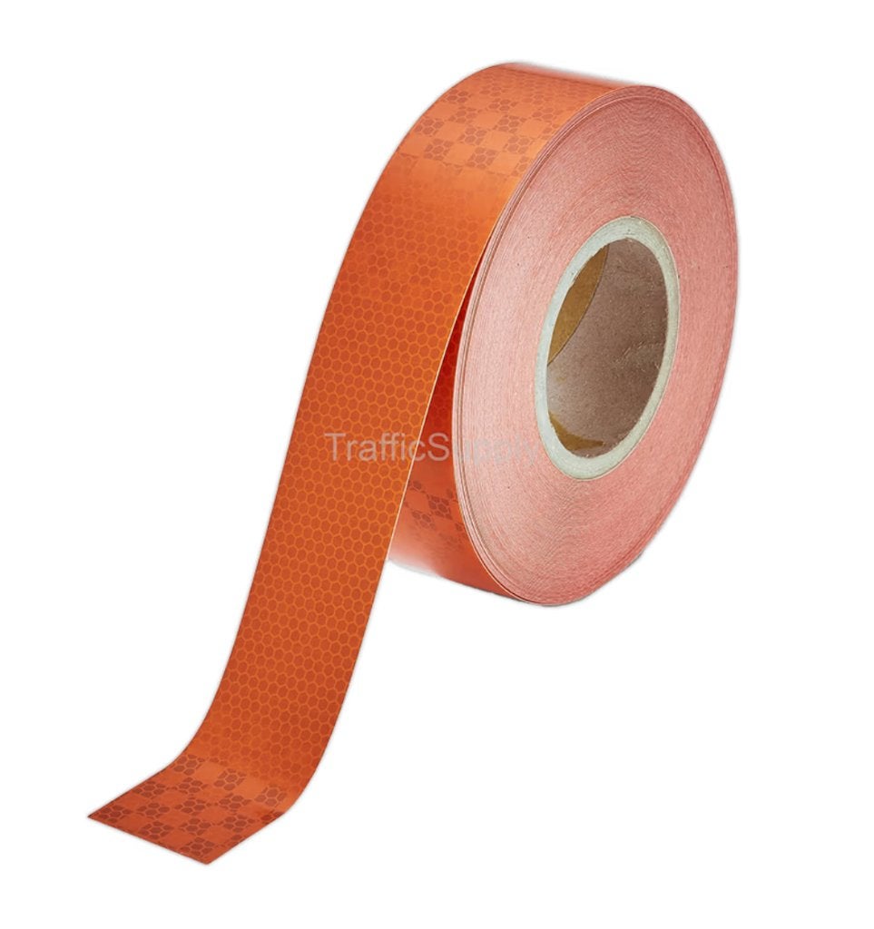 Reflecterende tape oranje - rol 45 meter (50mm), Ophalen of Verzenden
