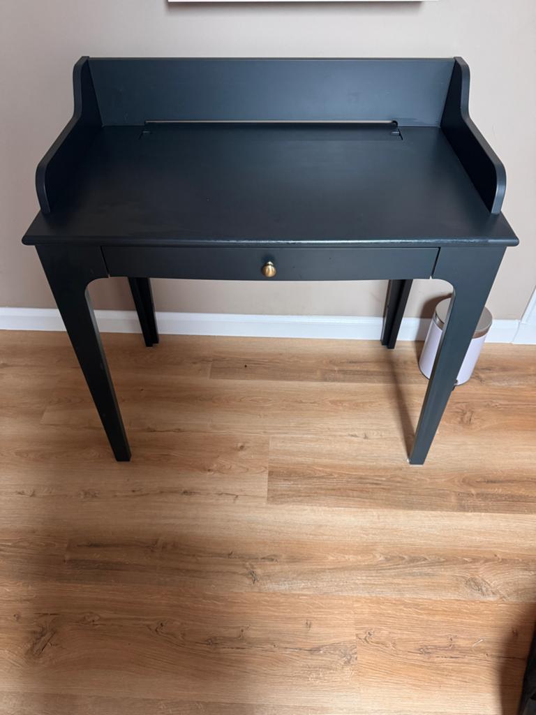 IKEA Bureau Lommarp Blauw Groen met Lade, Ophalen, Overige typen, Gebruikt, IKEA