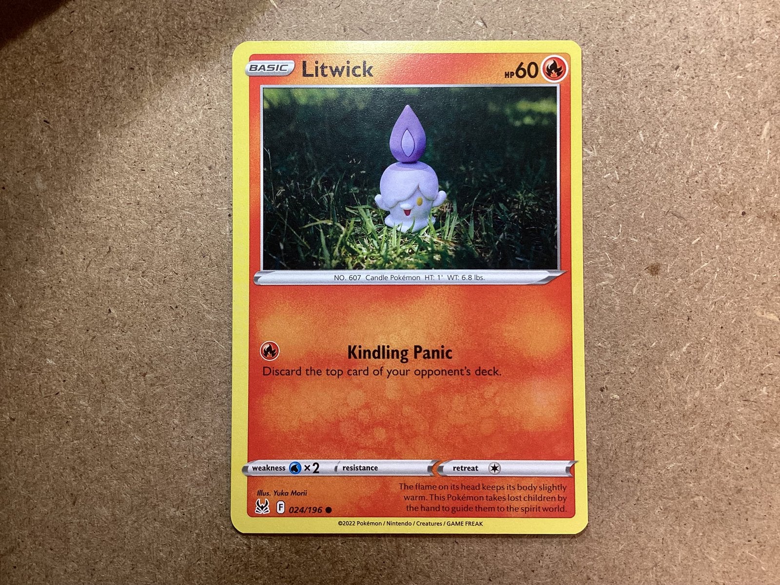 1x Litwick [LOR 024/196] (Near Mint), Ophalen of Verzenden, Zo goed als nieuw, Losse kaart