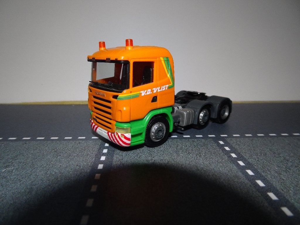 216 herpa scania r 3-as trekker v.d.vlist 1:87 truck trein, Ophalen of Verzenden, Nieuw, Bus of Vrachtwagen, Herpa