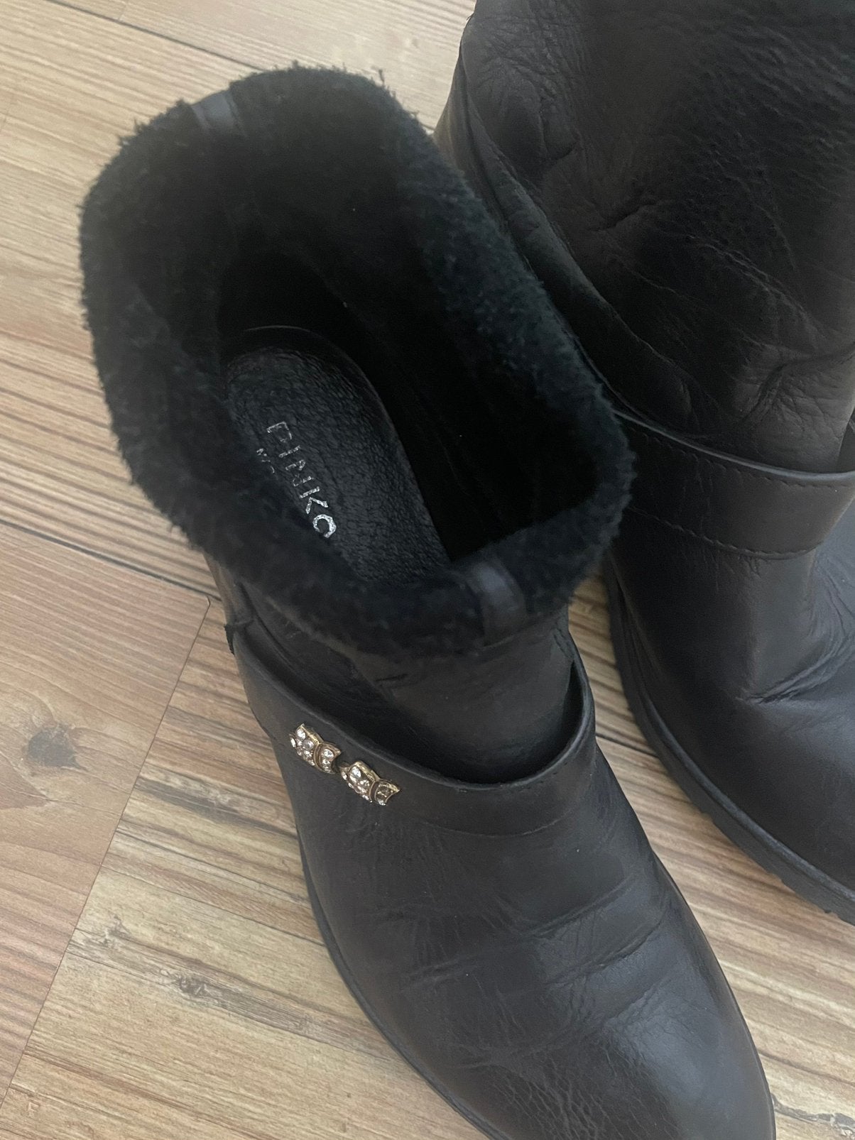 Pinko dames boots maat 38, Ophalen, Zwart, Lage of Enkellaarzen, Gedragen