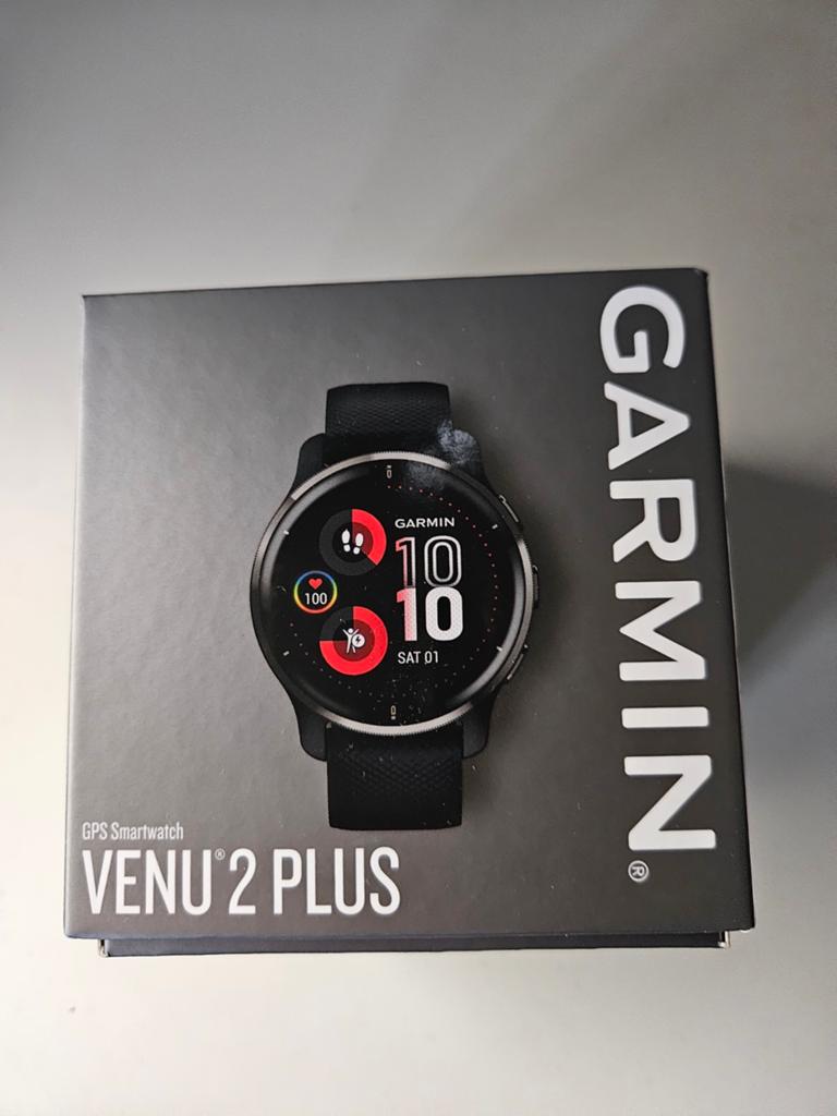 Garmin Venu 2+ sporthorloge, Ophalen, Zo goed als nieuw, Zwart, Android