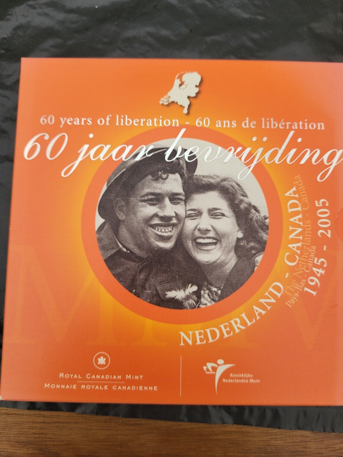 60 jaar bevrijding Nederland-Canada (k1), Ophalen of Verzenden, Overige landen, 2 euro