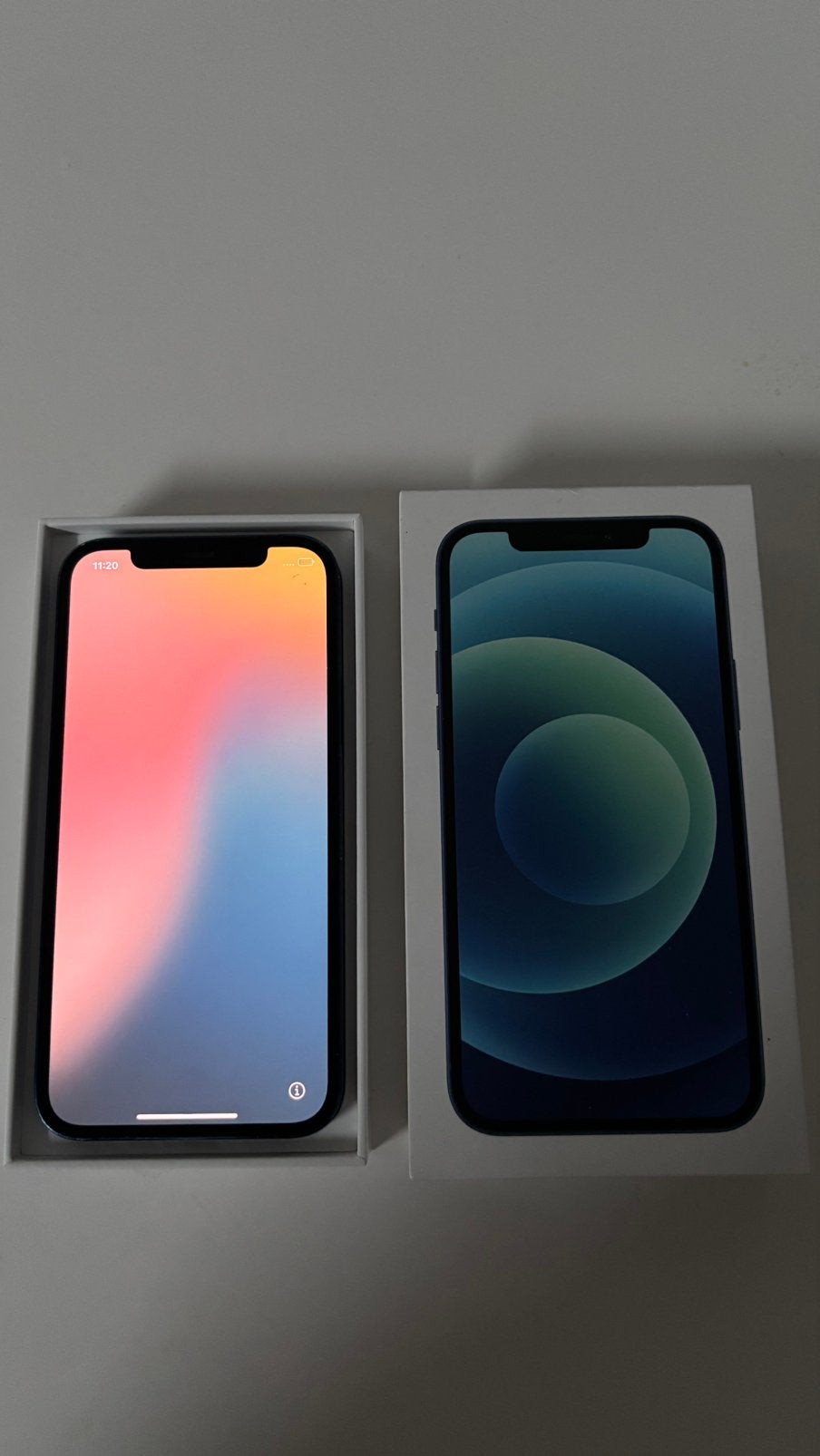 Iphone 12 128GB - kleur: blauw | Doos + aankoopbon, Ophalen, 80 %, Blauw, IPhone 12