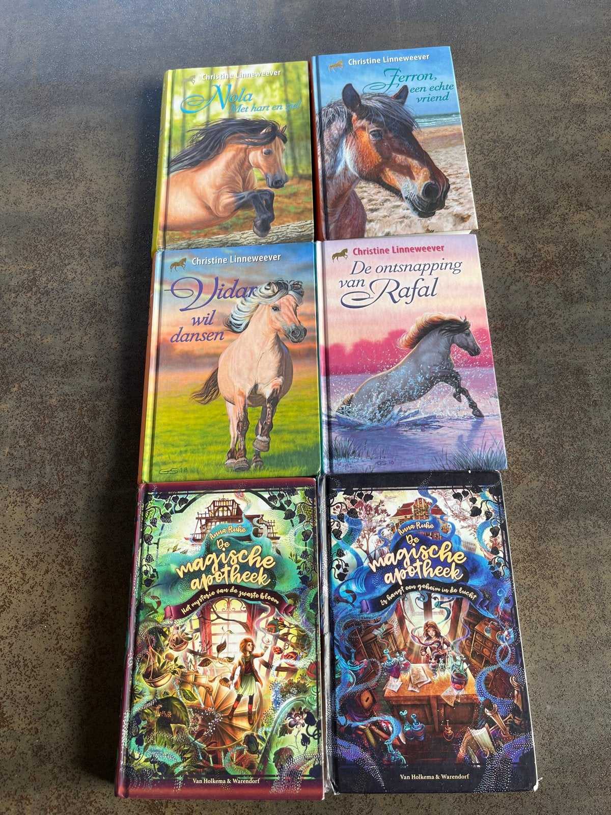 6 kinderboeken: Paardenboeken & De Magische Apotheek, Ophalen of Verzenden