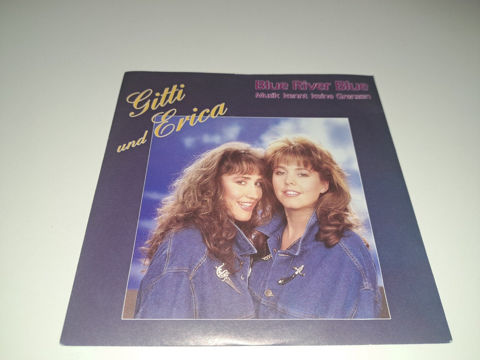 7" Gitti und Erica : Blue river blue, Verzenden, Gebruikt, Pop