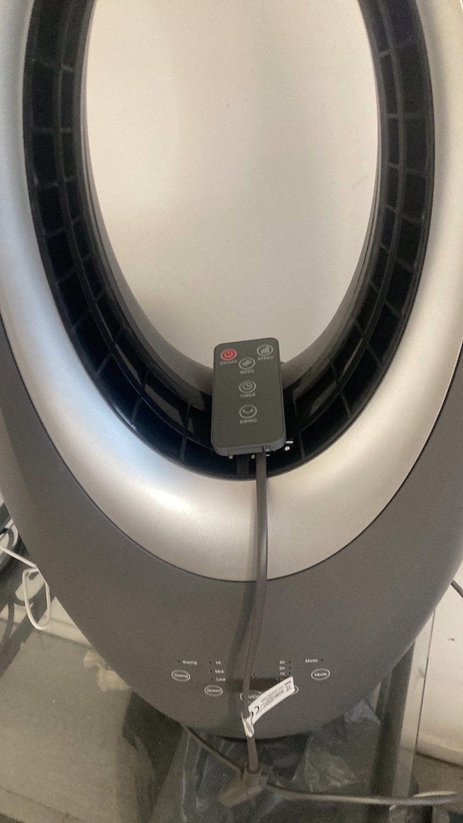 Bladloze ventilator, Ophalen of Verzenden, Zo goed als nieuw, Vloerventilator