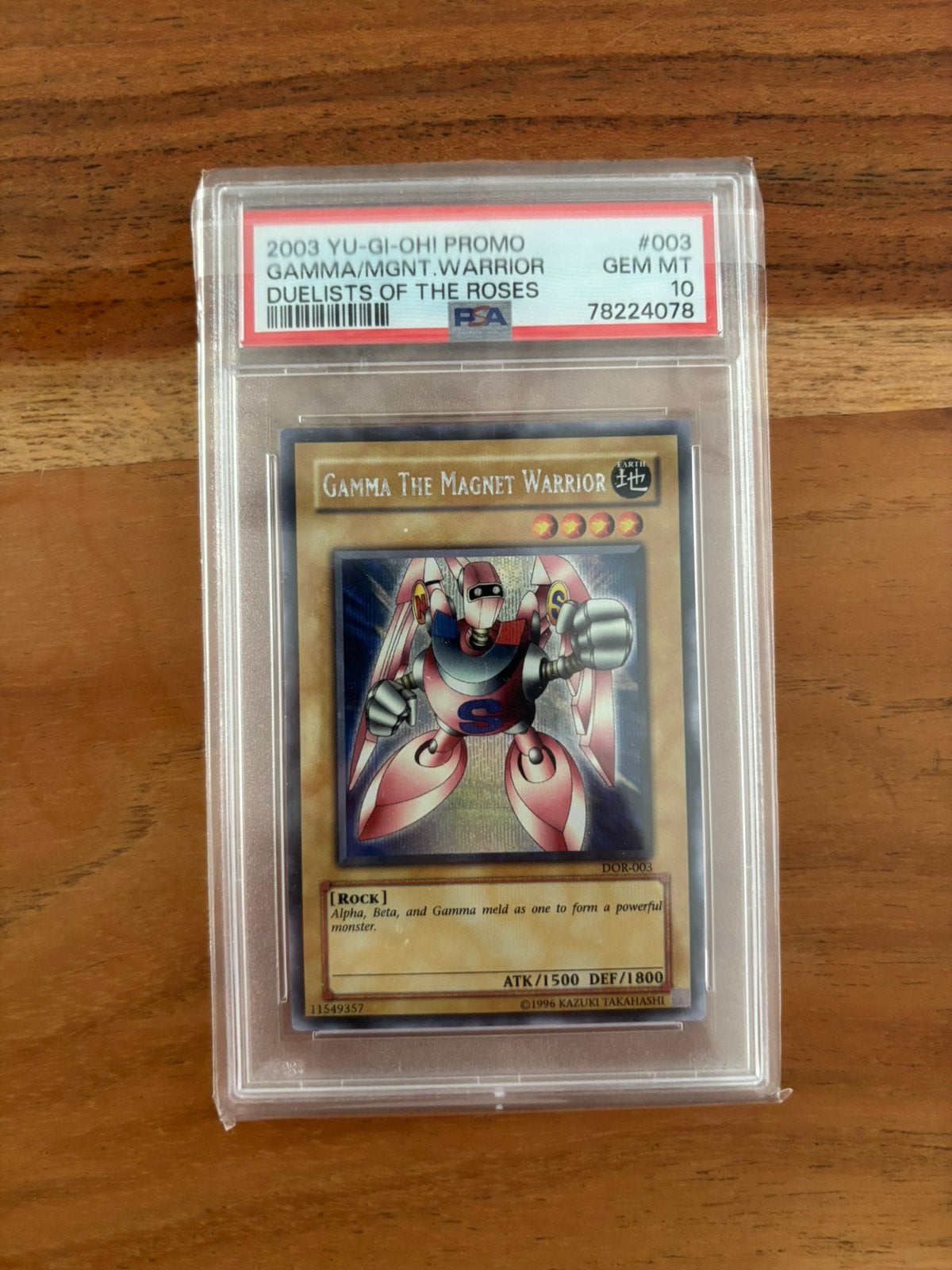 Gamma the magnet warrior PSA 10, Ophalen of Verzenden, Nieuw