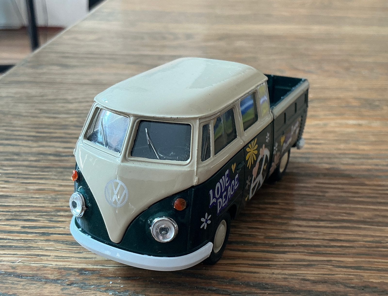 Welly Volkswagen T1 Bus Double Cabine Pick-Up, Ophalen of Verzenden, Zo goed als nieuw, Auto