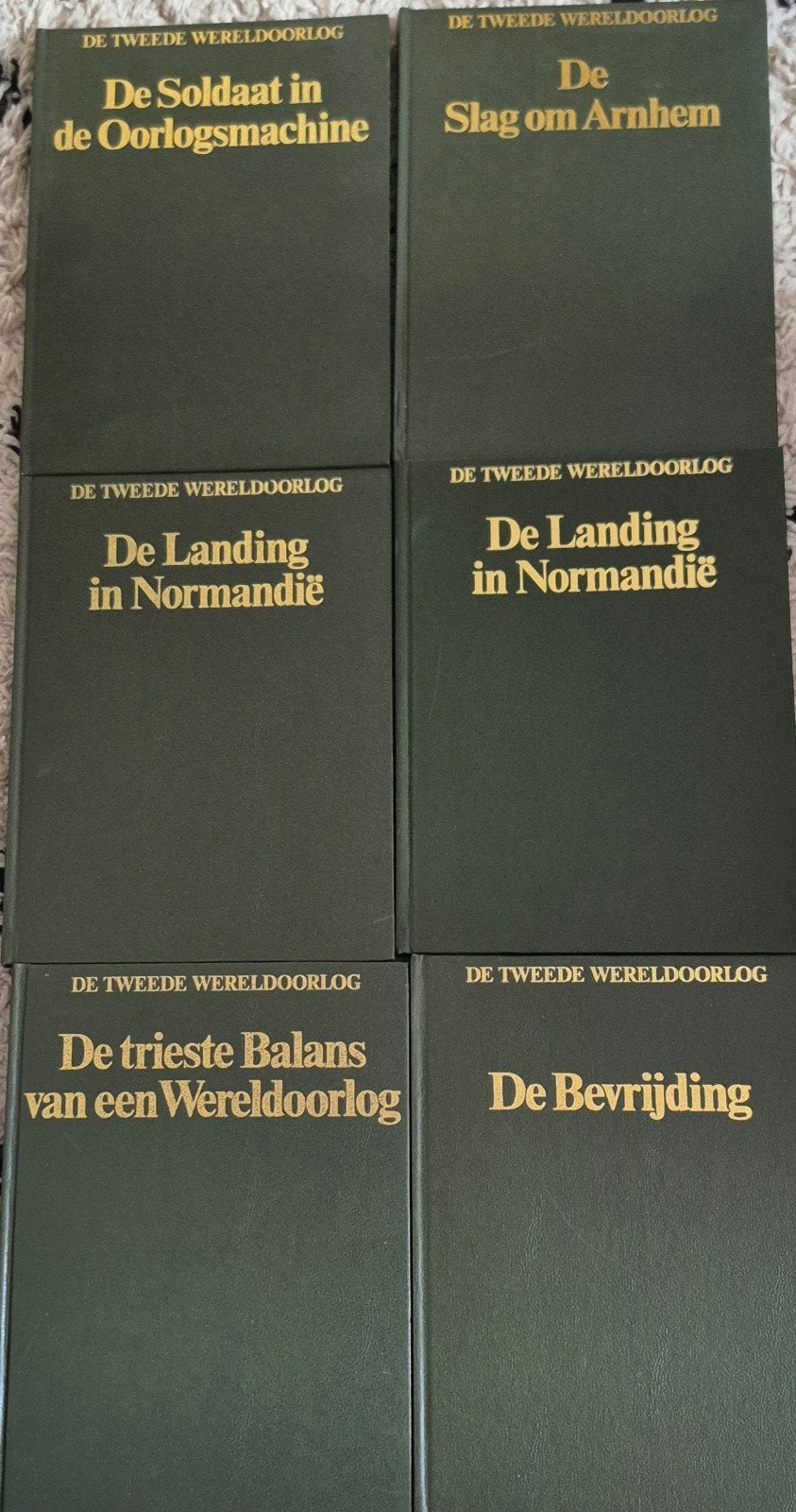 6 boeken tweede wereldoorlog, Boeken, Encyclopedieën, Ophalen, Zo goed als nieuw, Overige onderwerpen
