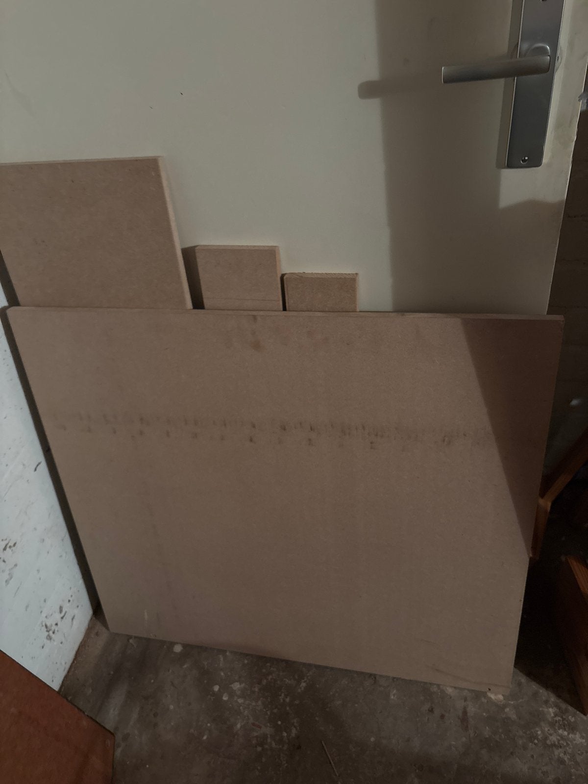 Gratis MDF platen - Diverse afmetingen, Ophalen, Gebruikt, Minder dan 25 mm, Plank