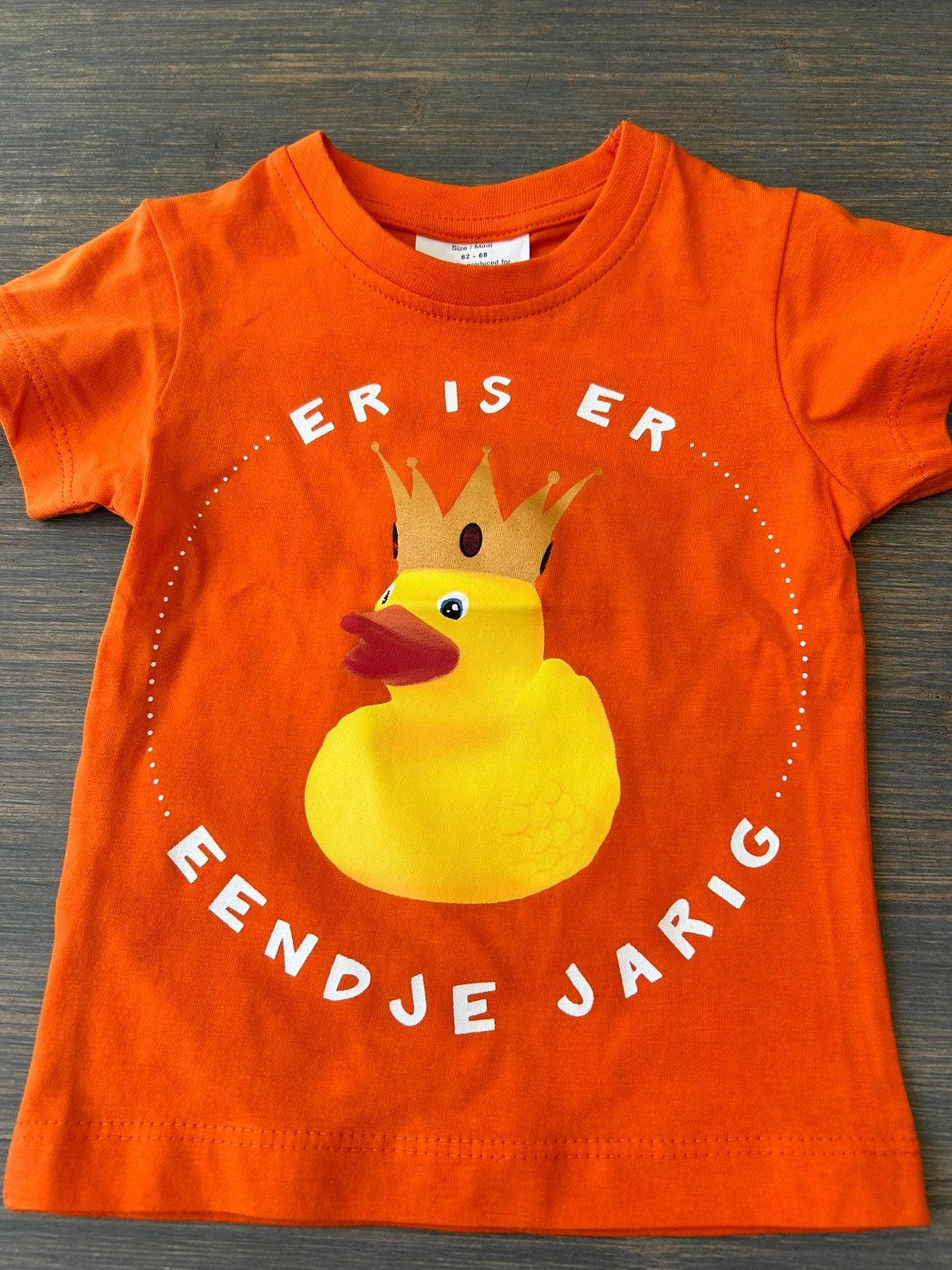 Badeend verjaardags T-Shirt maat 62-68 nieuw, Ophalen of Verzenden, Nieuw