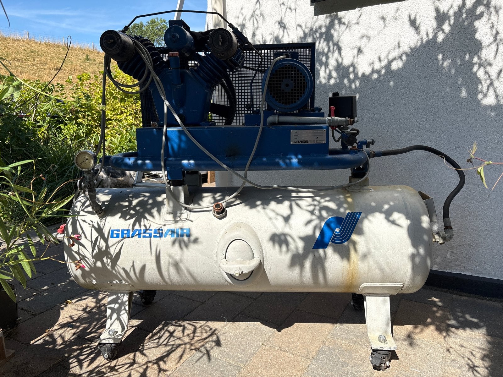 GrassAir Compressor L 815 - 1995 - Condens aftap defect, Ophalen