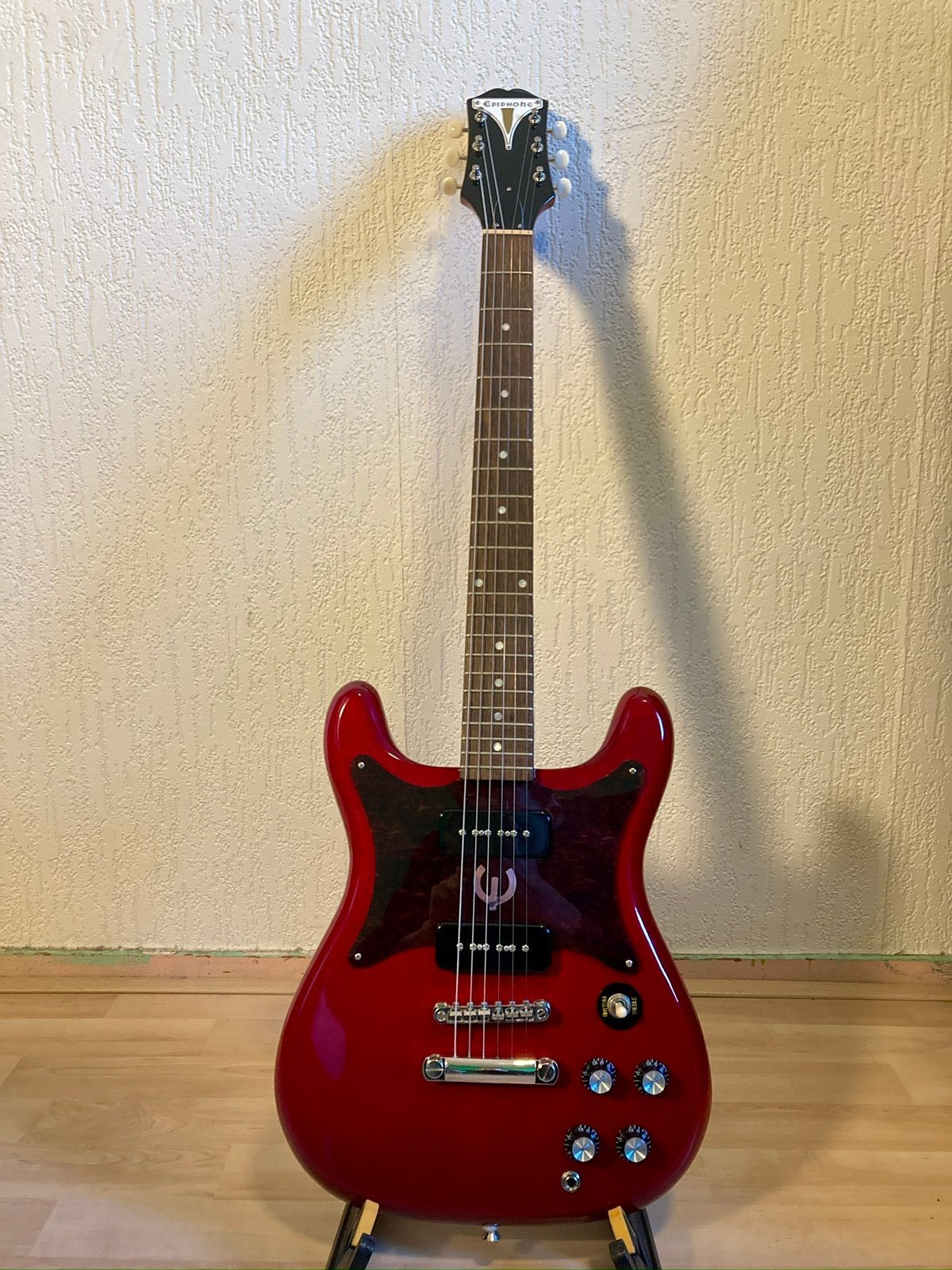Epiphone Wilshire P90 Cherry, Ophalen, Gebruikt, Solid body, Epiphone
