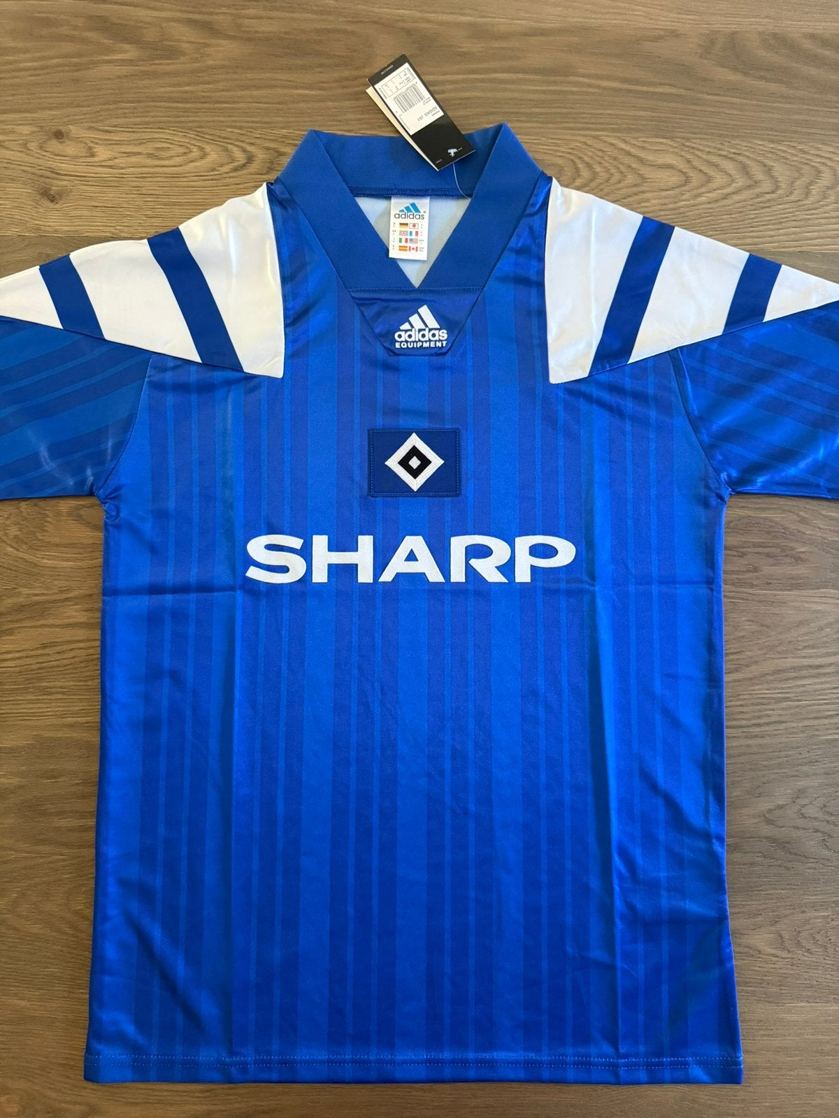 Hamburger SV Thuisshirt 1992/1993 - Maat L - Retro, Maat L, Ophalen of Verzenden, Nieuw, Shirt
