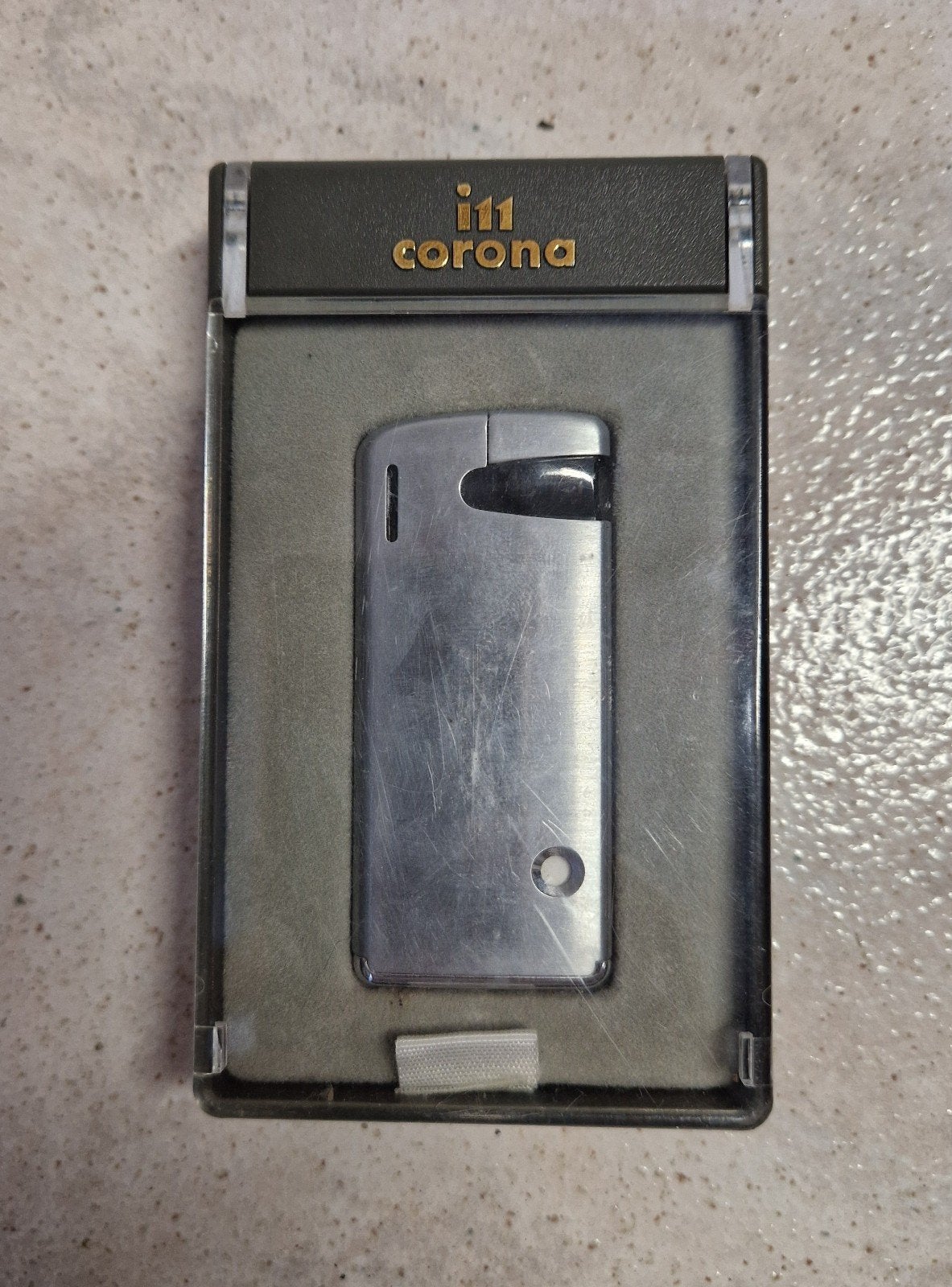 Corona Jeteye Series 31 Aansteker met doos en instructies, Ophalen of Verzenden, Zo goed als nieuw, Aansteker