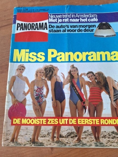 Panorama 1982 Miss Peter de Smet Bryan Ferry Pim de la Parra, Verzamelen, Verzenden, 1980 tot heden, Nederland, Tijdschrift