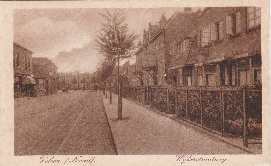 velsen- wijkerstraatweg, Ophalen of Verzenden, Voor 1920, Noord-Holland