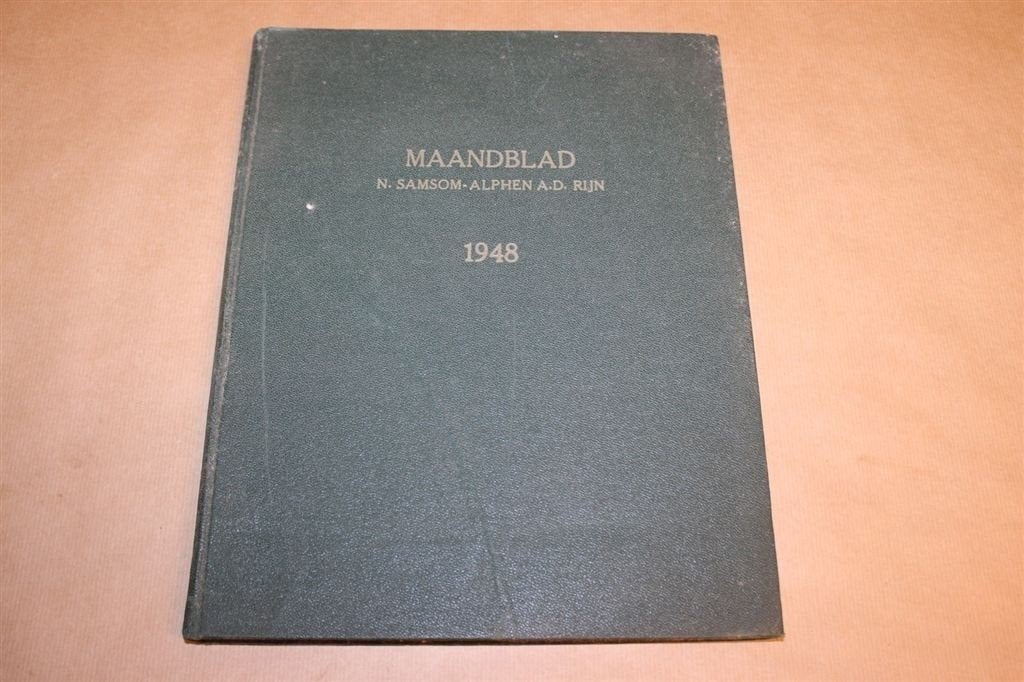 Maandblad - N. Samson NV - 1948, Ophalen of Verzenden, 1940 tot 1960, Knipsel(s)