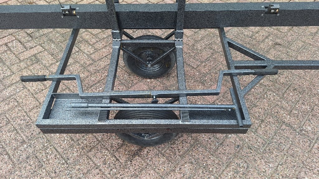 graflift zinktoestel 2 stuks met aanhanger, Ophalen, Gebruikt, Overige typen, 100 liter of meer