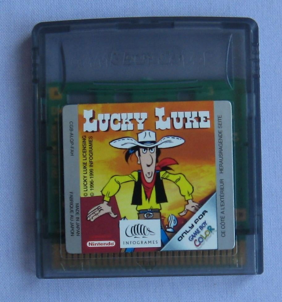 Lucky Luke voor Game Boy Color (GBC ALQP-FAH), Spelcomputers en Games, Games | Nintendo Game Boy, Avontuur en Actie, Gebruikt
