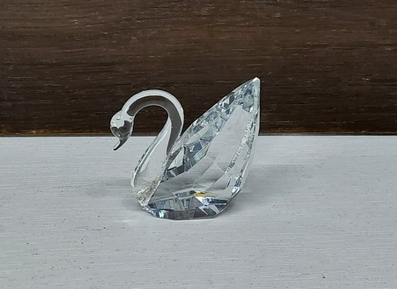 Kristallen zwaantje, Verzamelen, ., Ophalen of Verzenden, Figuurtje, Swarovski