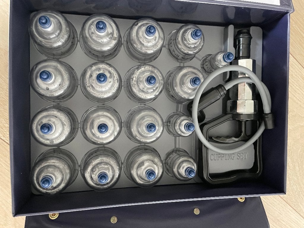 Cuppingset massage, Sport en Fitness, Massageproducten, Ophalen of Verzenden, Gebruikt, Apparaat