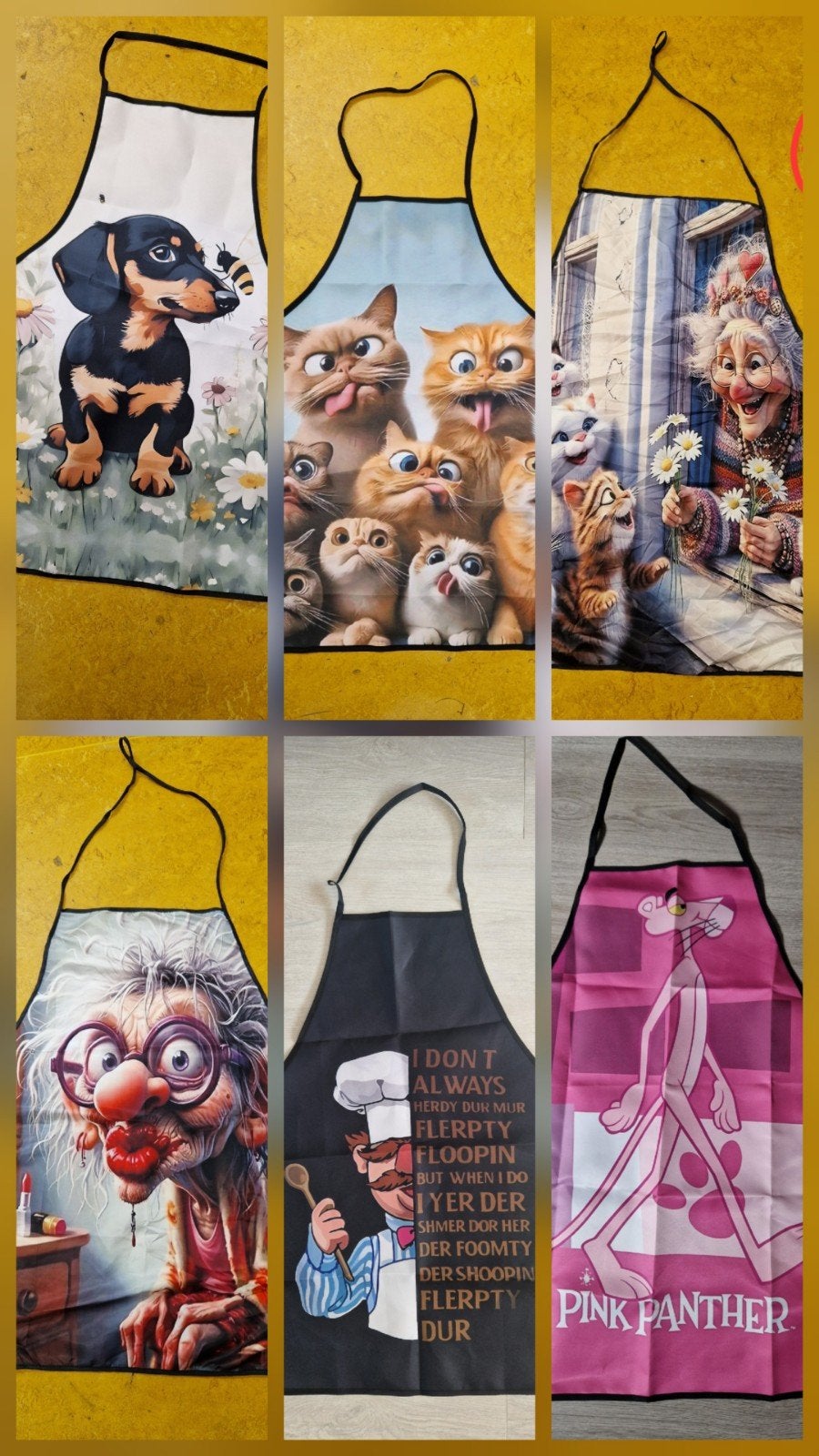 Kado-tip: grappig Nieuw keuken schort, Schort, Nieuw, Ophalen of Verzenden, Polyester
