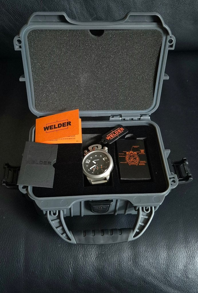 Welder K24 3505 CS/C12 BK-WI horloge NIEUW, Overige merken, Polshorloge, Overige materialen, Nieuw