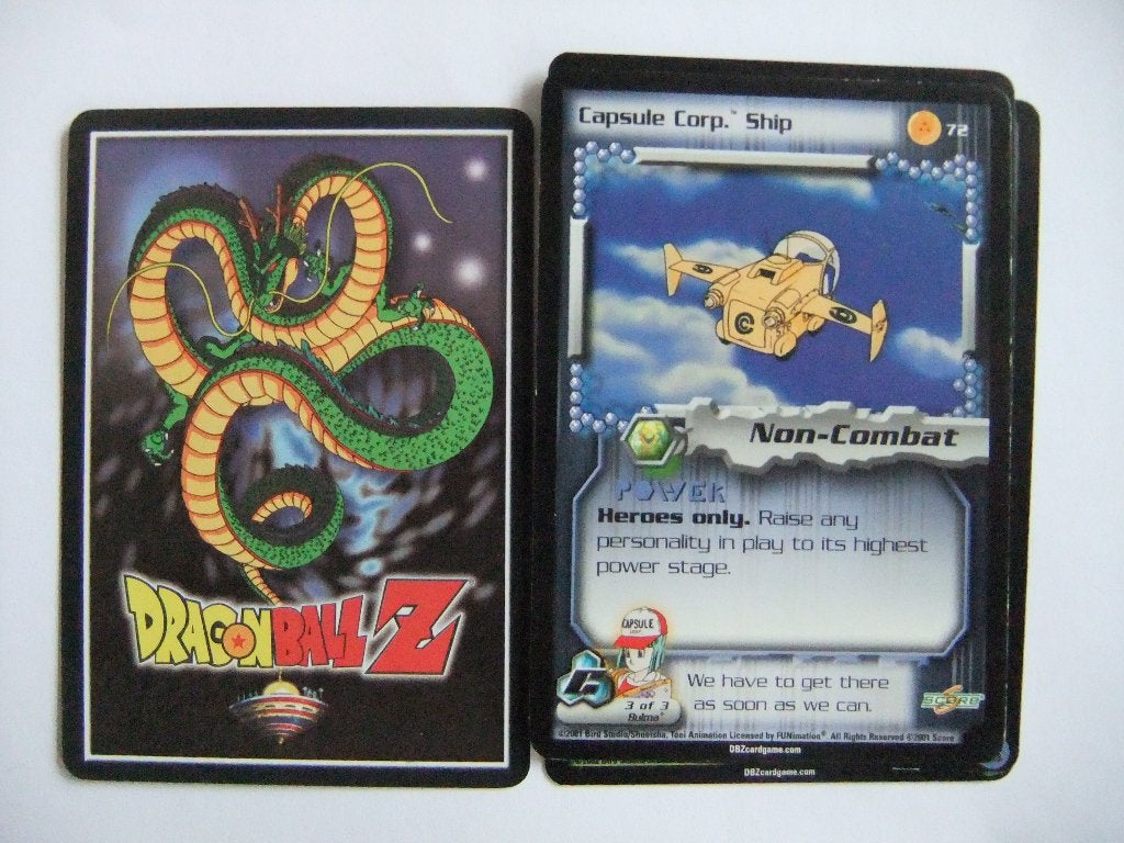 Dragon Ball Z TCG - Capsule Corp. Ship (Non-Combat), Verzenden, Zo goed als nieuw, Losse kaart