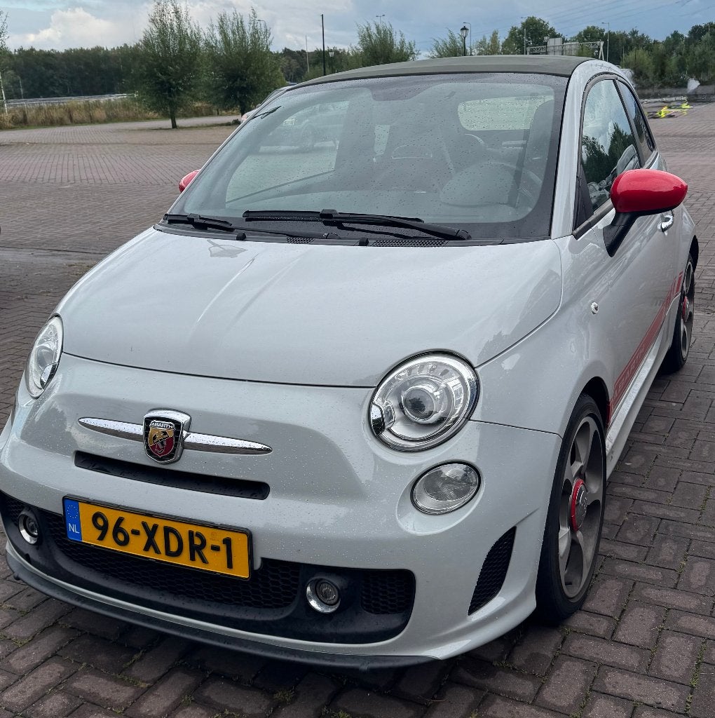 Fiat 500 1.4 T-jet Abarth C 103KW AUT 2012 Grijs, 15 km/l, 4 cilinders, Cabriolet, 49 €/maand
