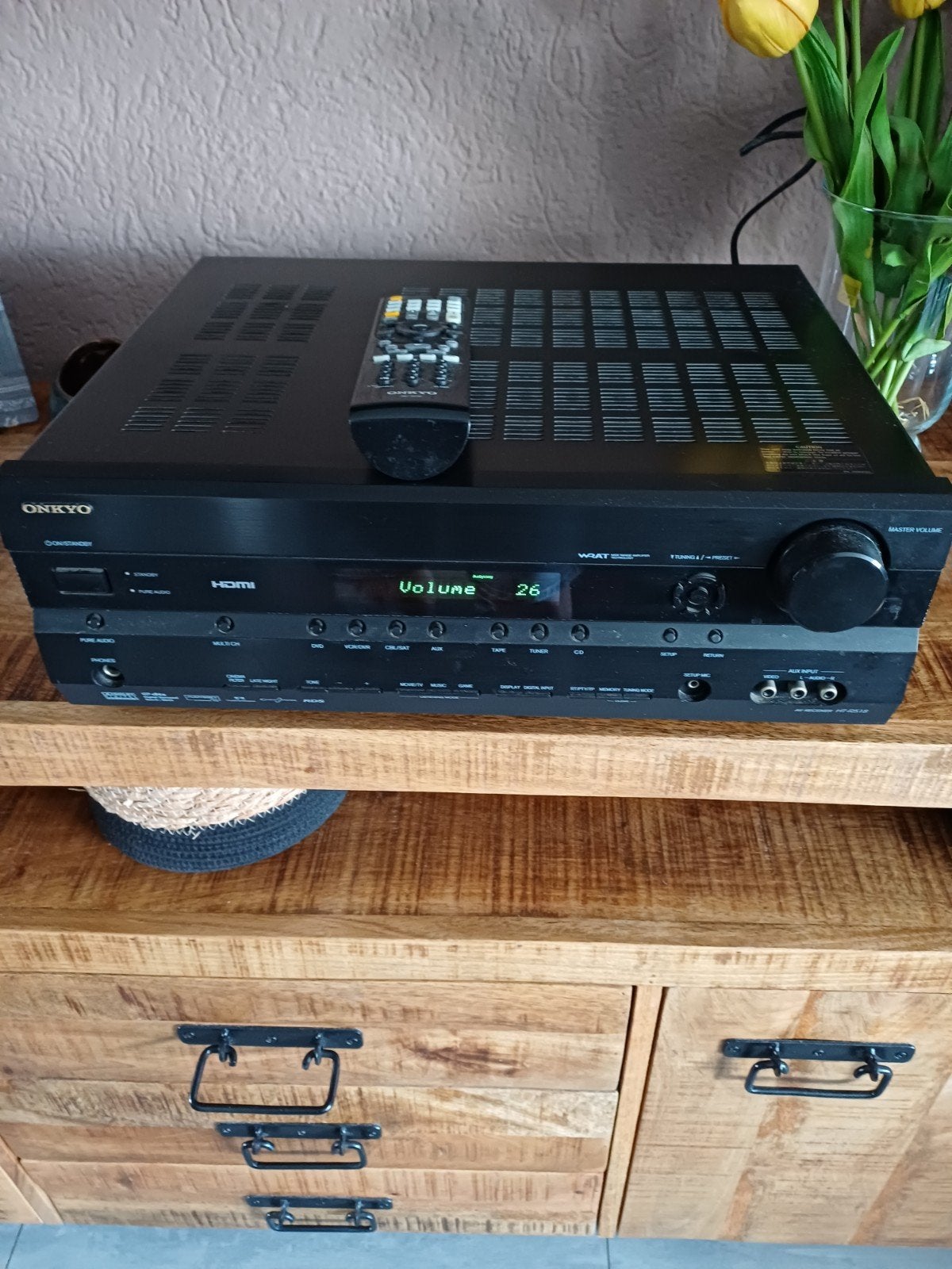 Onkyo Tuner Versterker met HDMI en Afstandsbediening, Ophalen of Verzenden