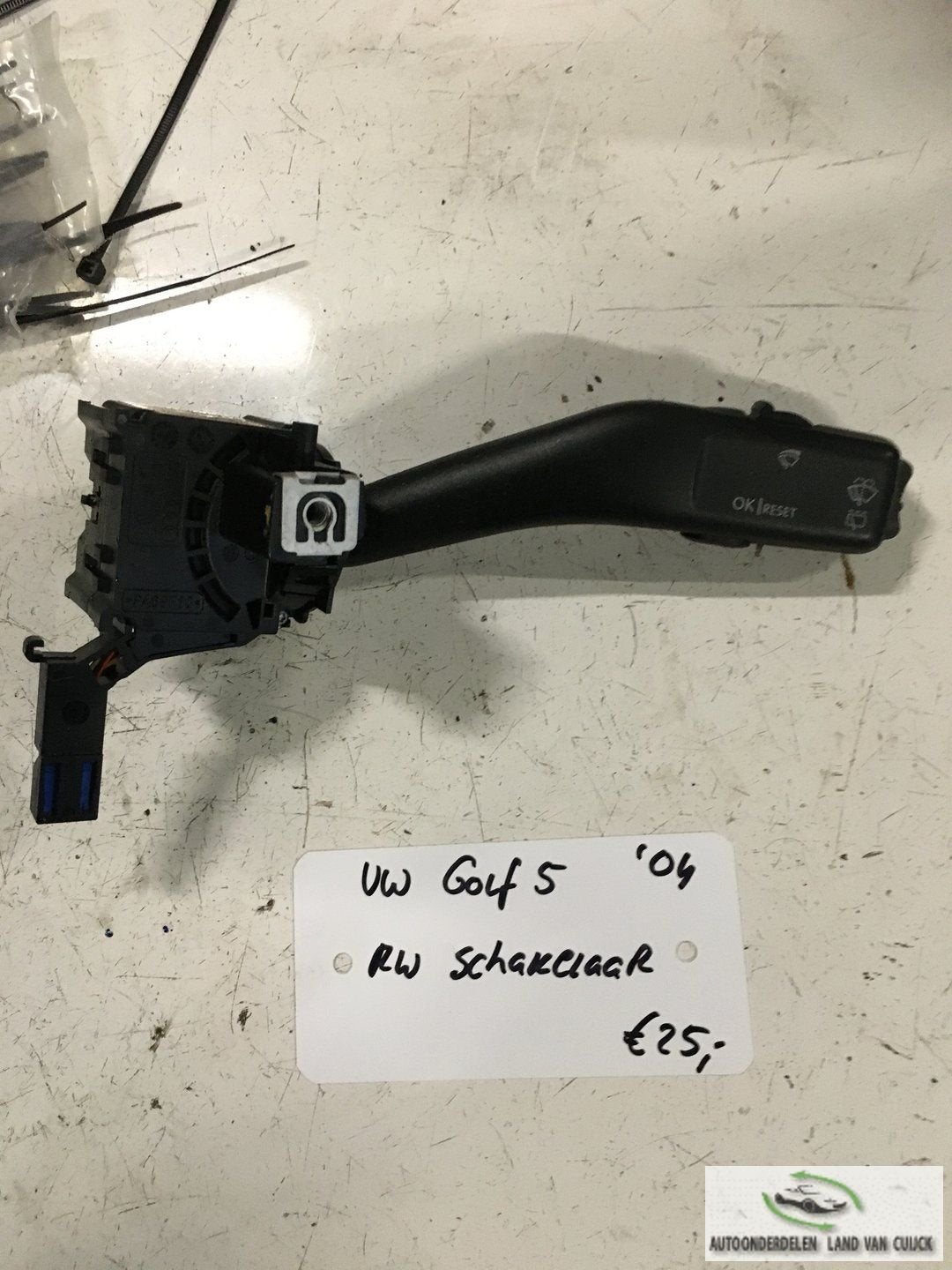 Vw Golf5 2004  Ruitenwisserschakelaar, Gebruikt, -, -, Ophalen of Verzenden