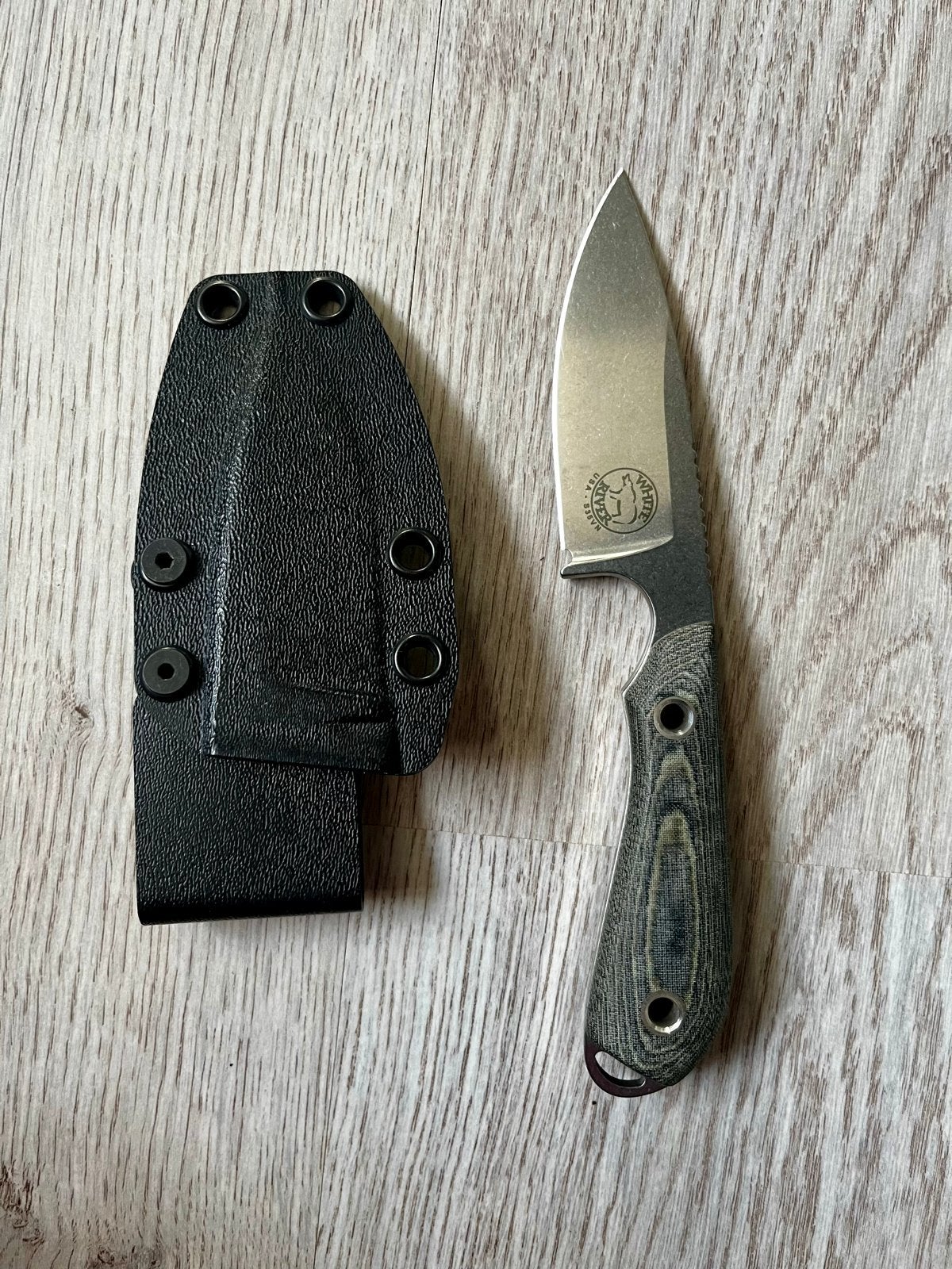 White River Knives M1 Caper S35VN green Linnen Micarta, Ophalen of Verzenden, Nieuw